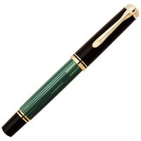 百利金 书写工具百利金钢笔Fine绿色条纹M400握感舒