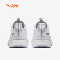 ANTA KIDS安踏儿童男大童跑鞋2025夏透气舒适防滑耐磨中大童网面运动鞋 黑/荧光水绿-2 40码