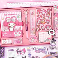 库洛米手帐套装礼盒儿童女孩手账本库洛米文具套装大礼包