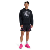 安德玛（UNDERARMOUR）库里CURRY品牌中国行系列男子连帽篮球运动卫衣6003495 黑色001 S