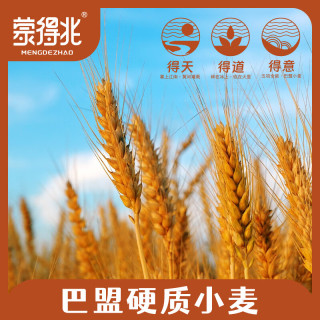 蒙得兆面粉 【河套平原雪花粉】 10斤装 高筋精制小麦面粉 雪花粉10斤