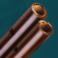 音域短笛初学苦竹笛子成人零基础横笛入门无膜短笛冷门小乐器 E调 短笛+软布袋