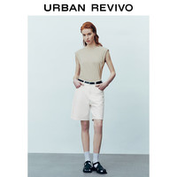 URBAN REVIVO 立体剪裁设计感 女士T恤衫