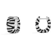 APM Monaco 斑马纹圈形耳环