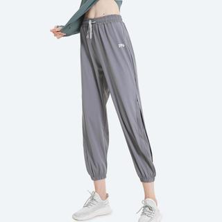 透气宽松女款束脚运动九分裤运动裤女裤休闲裤薄款