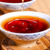 普洱茶熟茶古树茶纯料彩程2012年曼松357克年份熟茶 1499