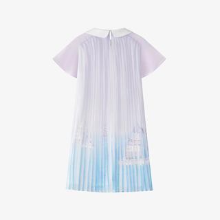 女中大童（130-170）连衣裙女童休闲针织学院风百褶裙