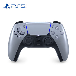 PlayStation索尼（SONY）PS5手柄日版无线游戏手柄版ps5手柄座充PC电脑steam ps5游戏机配件TZ12C PS5手柄 亮灰银【日版】