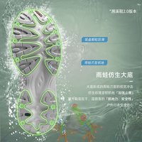 【探溯】探路者雨蛙溯溪鞋男女户外徒步轻量防滑耐磨透气涉水鞋 黑色灰色-女款-CM 38