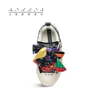 xVESSEL周杰伦同款牛轧糖面包鞋粗花呢小香风休闲板鞋厚底帆布鞋 幻影牛轧糖 黑色 41