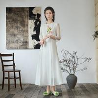 生活在左 复古优雅 女士连衣裙