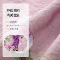 装夏季气质圆领盘扣短袖休闲套装中老年女装薄款休闲裤上衣
