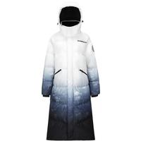 波司登中长羽绒服男女同款保暖羽绒服冬季新年红色外套