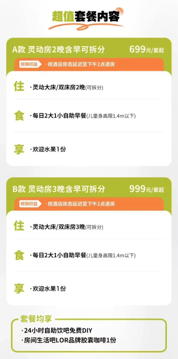 毗邻重庆观音桥商圈 全程不加价!重庆江北希尔顿惠庭酒店2-3晚可拆分通兑(2大1小早餐+欢迎水果+24h自助饮吧)