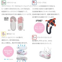 IFME儿童鞋轻质可爱舒适网面一带式透气舒适防滑鞋SC NAVY