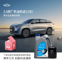 奇瑞 瑞虎/艾瑞泽系列 2.0T机油机滤 全合成保养(3次)