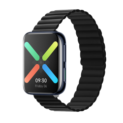 watchbond 适用oppowatch 1/2/3/SE磁吸硅胶表带舒适亲肤oppo 智能手表带运动watch4Pro替换带个性透气防水非原装配件