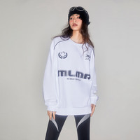 MLMR MY LIFE MY RULES春季时尚潮流宽松字母印花长袖卫衣男士衣服M23333013 本白色 XL 185