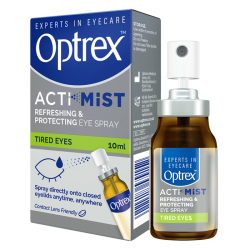 Optrex 爱滴氏Optrex润眼喷雾缓解眼疲劳10ml眼药水眼干涩干眼症非滴眼液护眼隐形眼镜润眼液儿童进口