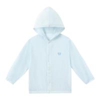 尼多熊宝宝防晒衣透气婴儿防晒服小月龄宝宝防晒外套夏儿童皮肤衣 天蓝【物理防晒 清凉防蚊】