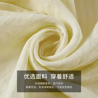 【时尚休闲空调衫两件套】夏装凉感宽松衬衫女气质短裤两件套装