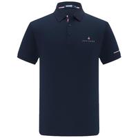 Navigare意大利小帆船蓝色polo衫男短袖夏季休闲翻领t恤