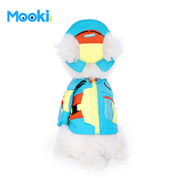 mookipet狗狗帽子春夏小型犬约克夏比熊露耳朵遮阳防晒渔夫帽