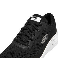 斯凯奇（Skechers）轻奇跑步鞋子男女运动鞋轻软底透气慢跑鞋 149990-BKW 黑色/白色 36.5