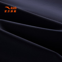 安踏儿童泳装男大童泳裤2025夏季舒适透气专业运动游泳裤 蓝色/蓝绿-1 110