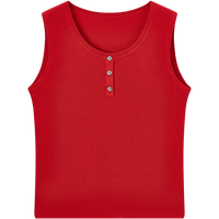 爱居兔美式复古吊带背心女2025年夏季新款无袖针织衫背心ENZJ2Q005A 05