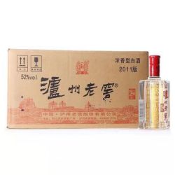 泸州老窖 六年窖头曲 125ml*24瓶 52度 浓香型白酒