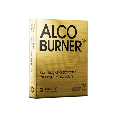 AlcoBurner燃酒灵解酒护肝片小银盒 解烈酒药酒前快速醒酒护肝神器酒局必备
