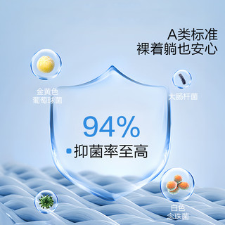 水星家纺凉席冰丝席可水洗凉感夏季软凉席可折叠居家凉席套装A类抗菌 【可水洗海洋丝】花颜灵韵- 195cm*120cm
