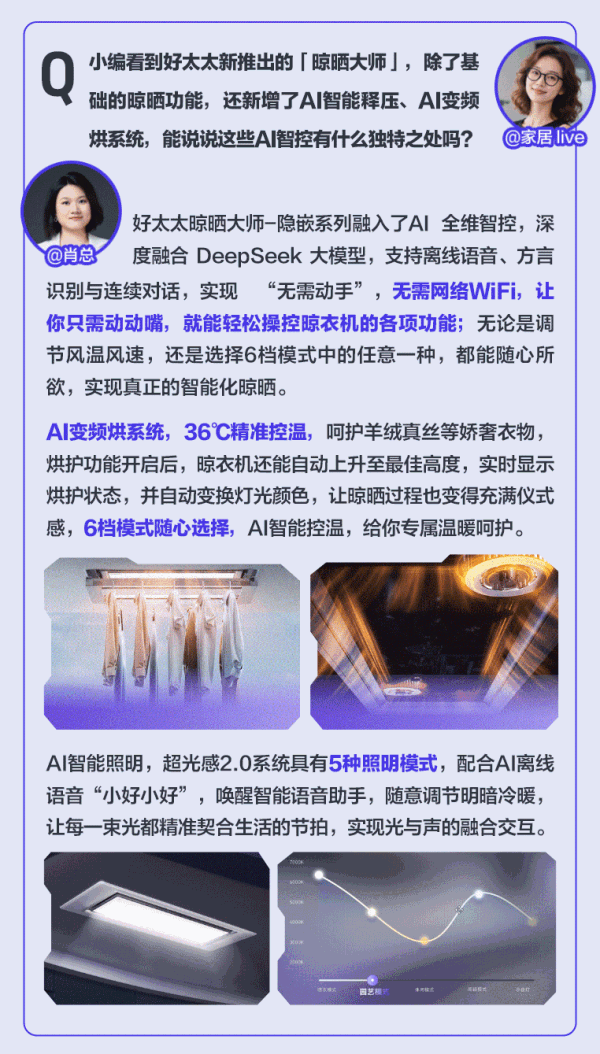 对话「好太太」,了解智能晾衣机是如何解决各种晾晒难题的?