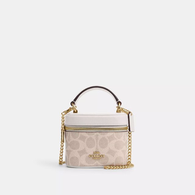 COACH 奢侈品女包单肩手提包盒子包CY732