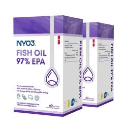 NY-O3 拍三件，到手六盒NYO397%高纯度epa鱼油omega3高浓度成人中老年60粒