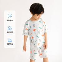 夏季轻薄透气宝宝睡衣亲肤柔软婴幼家居服外出內着儿童空调服