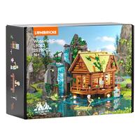 灯搭 Lumibricks 街景系列 L9083 瀑布小屋