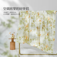水星家纺全棉夏被抗菌纯棉空调被夏凉被夏季被芯被子床品