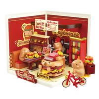 JAKI 佳奇 超级小镇系列 FK021 豚门汉堡店 叠叠屋