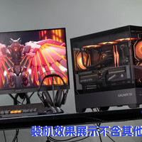 技嘉(GIGABYTE)破空C201G全景式上下分仓机箱熏黑钢化玻璃侧透兼容顶360/侧240水冷散热器快拆式防尘滤网 【电源套装】破空C201G+P550SS