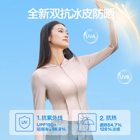 SIINSIIN戚薇同款SINSIN冰皮防晒衣女2025夏季冰丝防紫外线薄外套修身 M