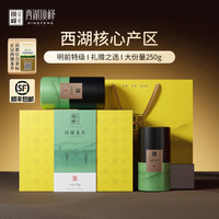 顶峰茶业 2025新茶顶峰西湖龙井礼盒装明前特级梅家坞绿茶250g送长辈领导