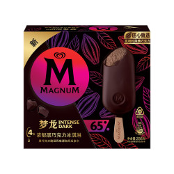 梦龙 MAGNUM 浓郁黑巧克力冰淇淋 64g*4支