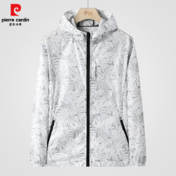 皮尔·卡丹 皮尔卡丹（pierre cardin）男士UPF50+冰丝连帽防晒衣