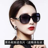 佐罗 ZOLLA 新款 防紫外线偏光太阳镜 女士圆形板材镜架