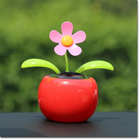 菲淼 汽车摆件摇头太阳花 红色