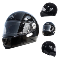 AVA王朝头盔复古四季男女全盔国潮玻璃钢机车碳纤维巡航摩托头盔 热卖色--【拍1发5】 大-L码【适合头围58-59cm】