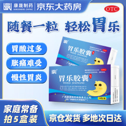 康晟 [康晟] 胃乐胶囊 0.4g*24粒/盒 行气止痛 用于胃胀闷疼痛嗳气泛酸恶心呕吐慢性浅表性胃炎