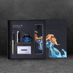 施耐德 新品 德国进口施耐德钢笔Schneider贝斯麦墨迷幻夜旅水礼盒成人办公商务高档礼物送礼钢笔金属笔杆礼盒